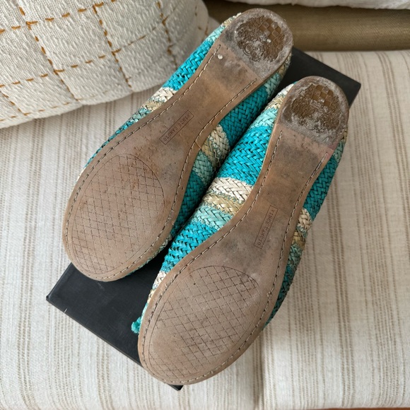Vince Camuto Fine Woven Flats Blue Size 7 - Picture 4 of 4